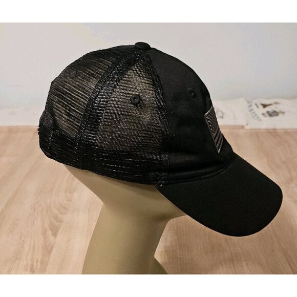 Rapid Dominance Black Snapback American Flag Hat Cap Mesh Back Outdoor Adventure - Picture 4 of 5